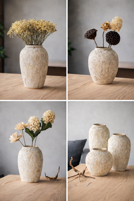 Minimalist Ceramic Flower Vase