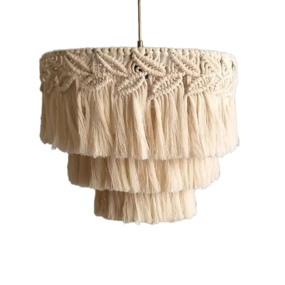 Bohemian Tapestry Lampshade - Handmade Nordic Decor